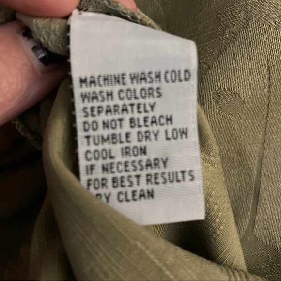 Vtg Tommy Bahama Silk Camp Shirt Mens XXL Floral Green Hawaiian Button Up - Picture 8 of 8